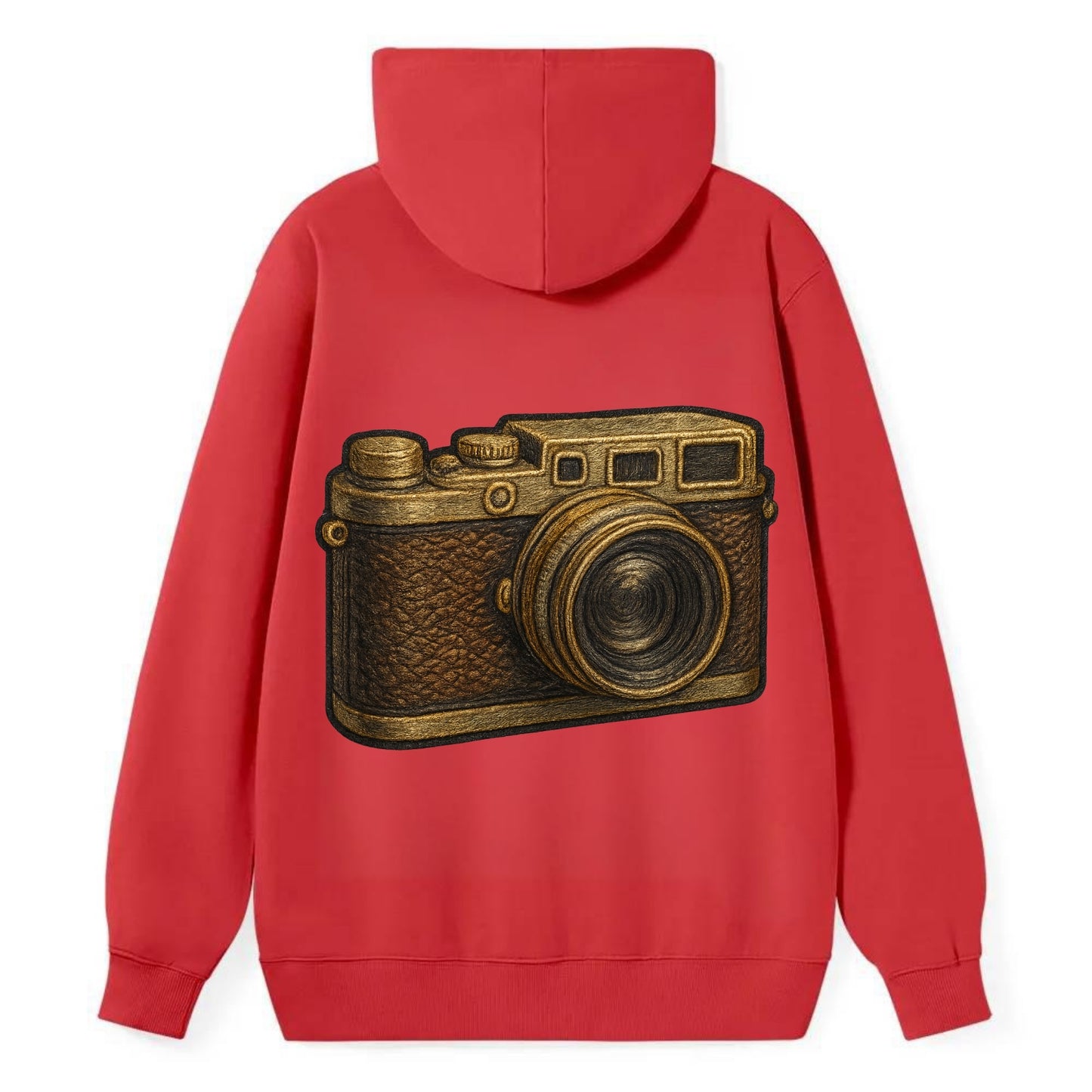 Film Camera  - Classic Pullover Hoodie - Red