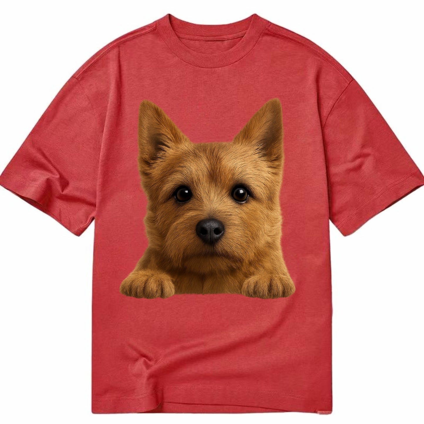 Norwich Terrier  - Classic T-shirt - Red