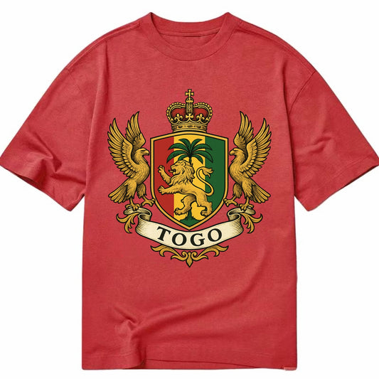 Togo Heritage Badge  - Classic T-shirt - Red