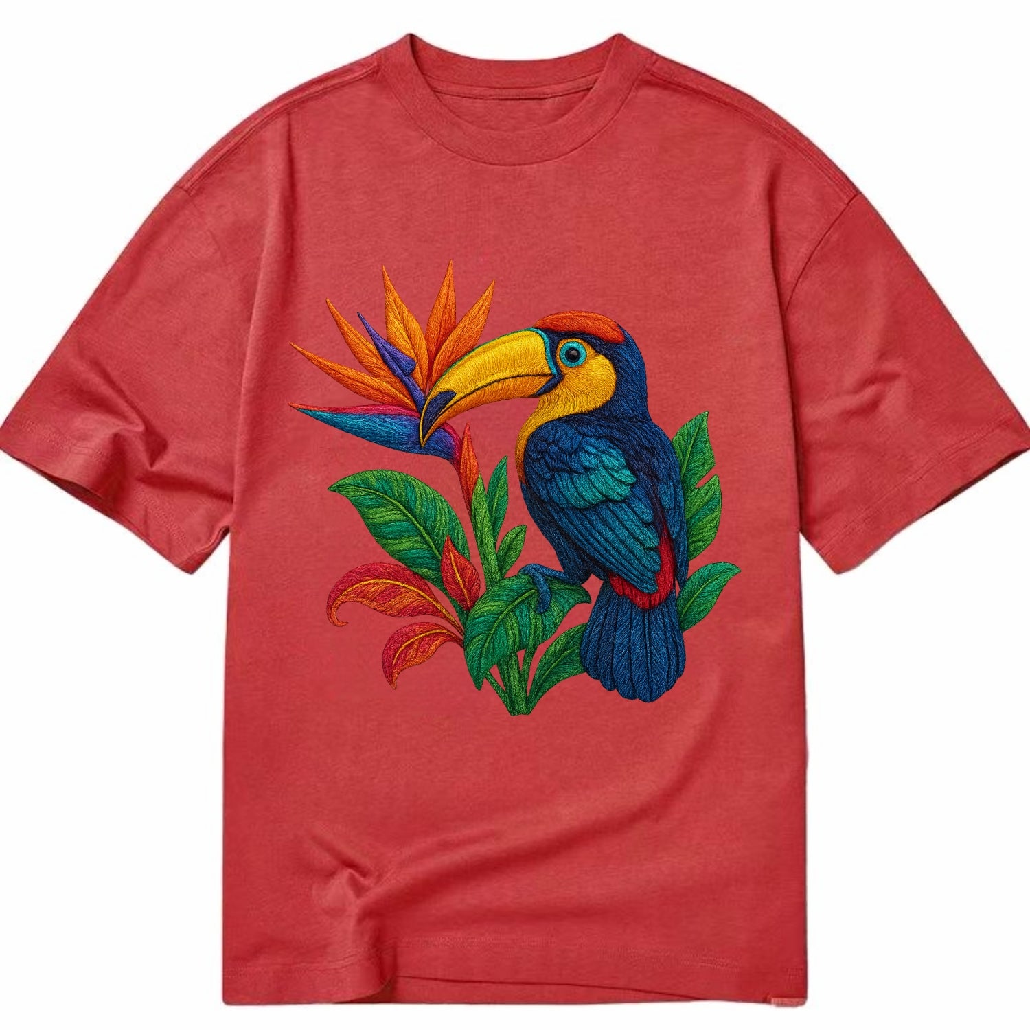 Toucan Paradise - Classic T-shirt - Red