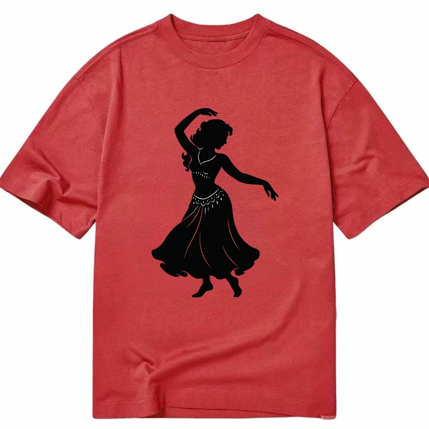 Belly dancer graceful gesture - Classic T-shirt - Red