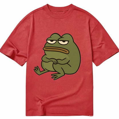 The Frog Judges Silently - Classic T-shirt - Red