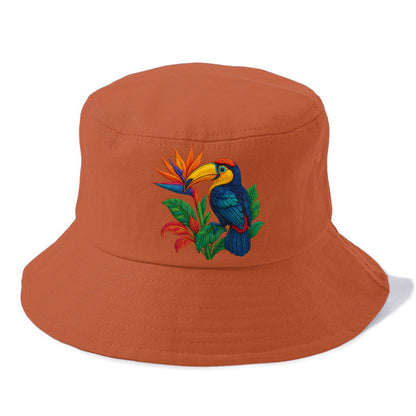 Toucan Paradise - Bucket Hat - Red