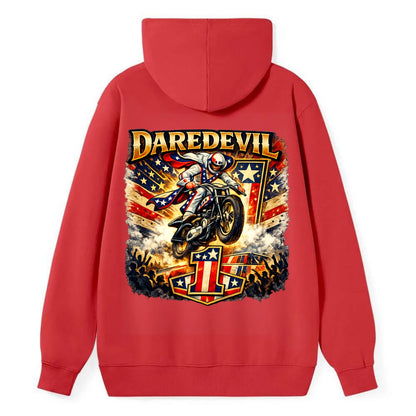 Daredevil Stunt Rider - Classic Pullover Hoodie - Red