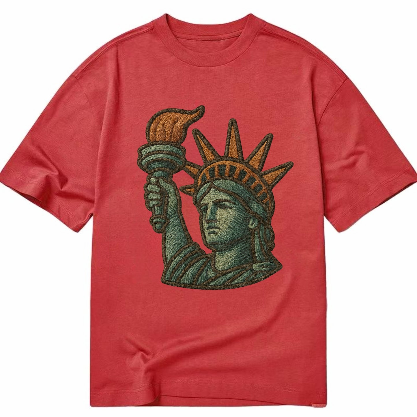 Statue of Liberty  - Classic T-shirt - Red