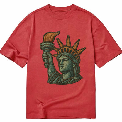 Statue of Liberty  - Classic T-shirt - Red