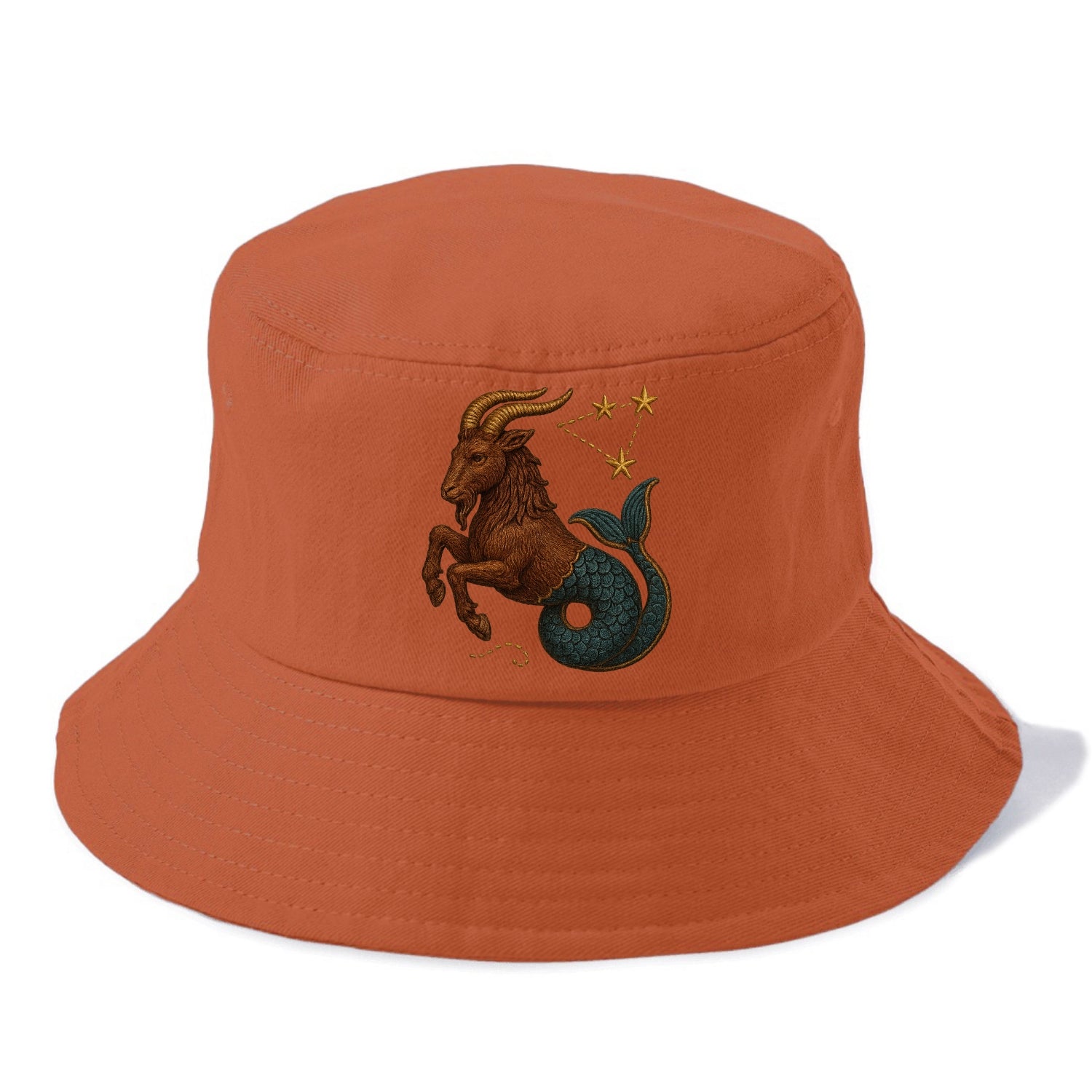 Capricorn Goat  - Bucket Hat - Red