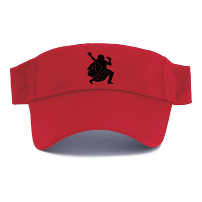 Opera singer powerful finale - Visor - Red