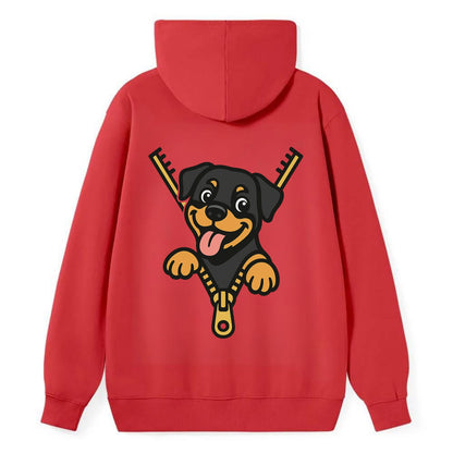 Rottweiler - Classic Pullover Hoodie - Red