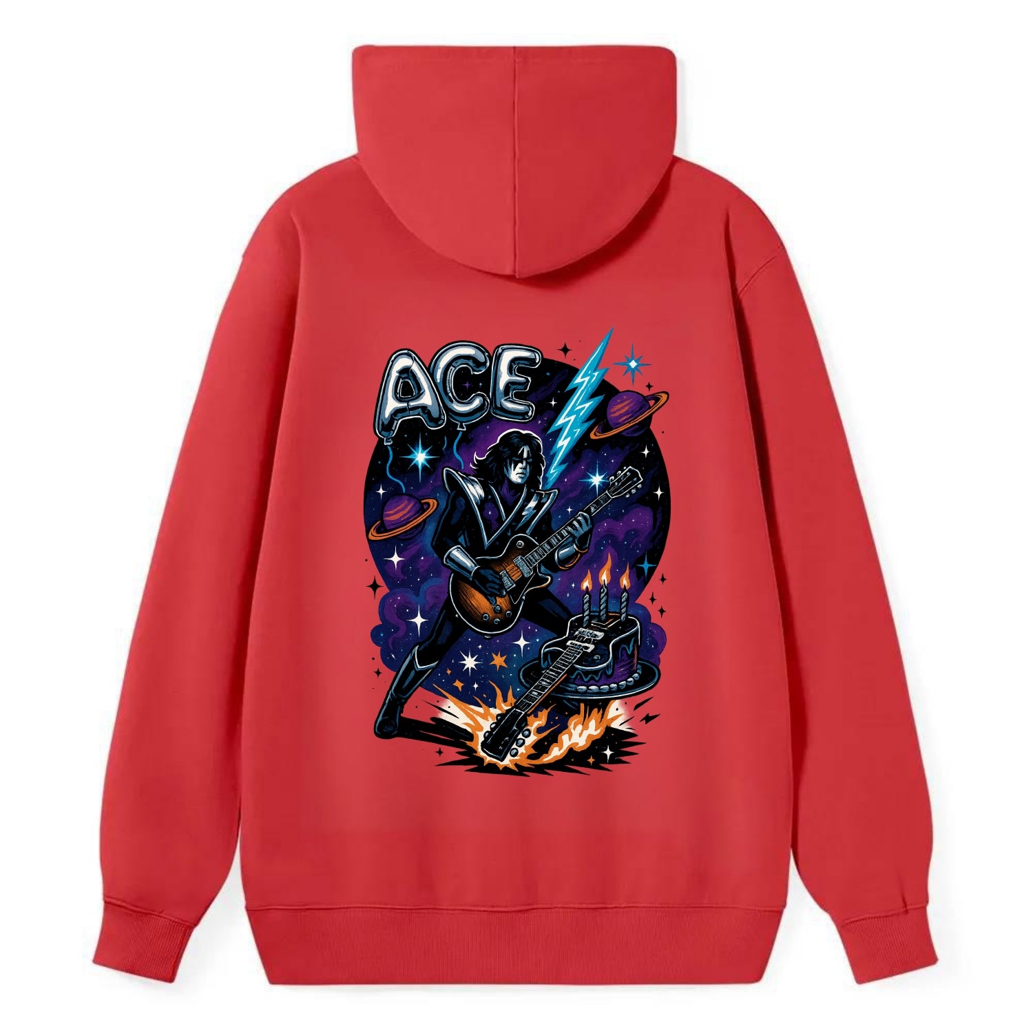 Ace Birthday Celebration - Classic Pullover Hoodie - Red