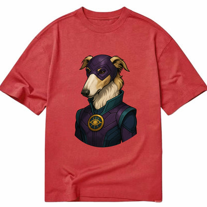 Borzoi Mystic Hero  - Classic T-shirt - Red