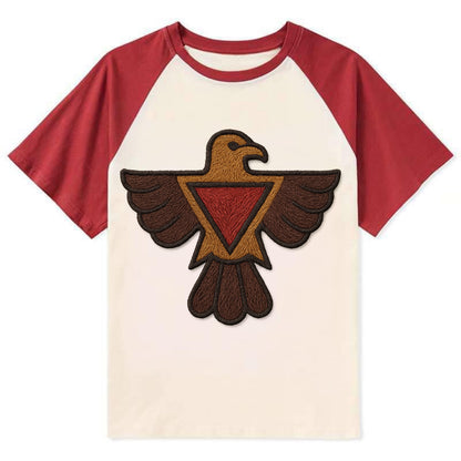 Thunderbird  - Contrast Raglan T-shirt - Red