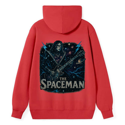 Spaceman Constellation - Classic Pullover Hoodie - Red