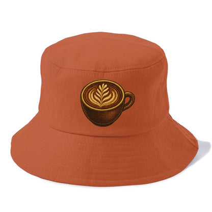 Latte Art  - Bucket Hat - Red