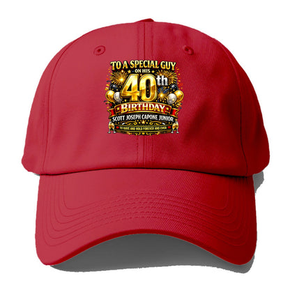 Special 40th Birthday - Baseball Cap