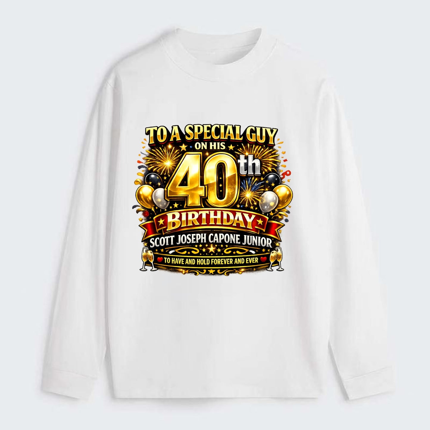 Special 40th Birthday - Classic Long Sleeve Shirt