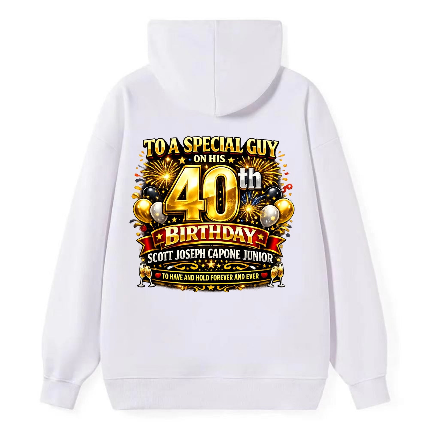 Special 40th Birthday - Classic Pullover Hoodie