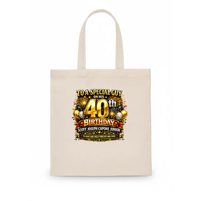 Special 40th Birthday - Tote Bag