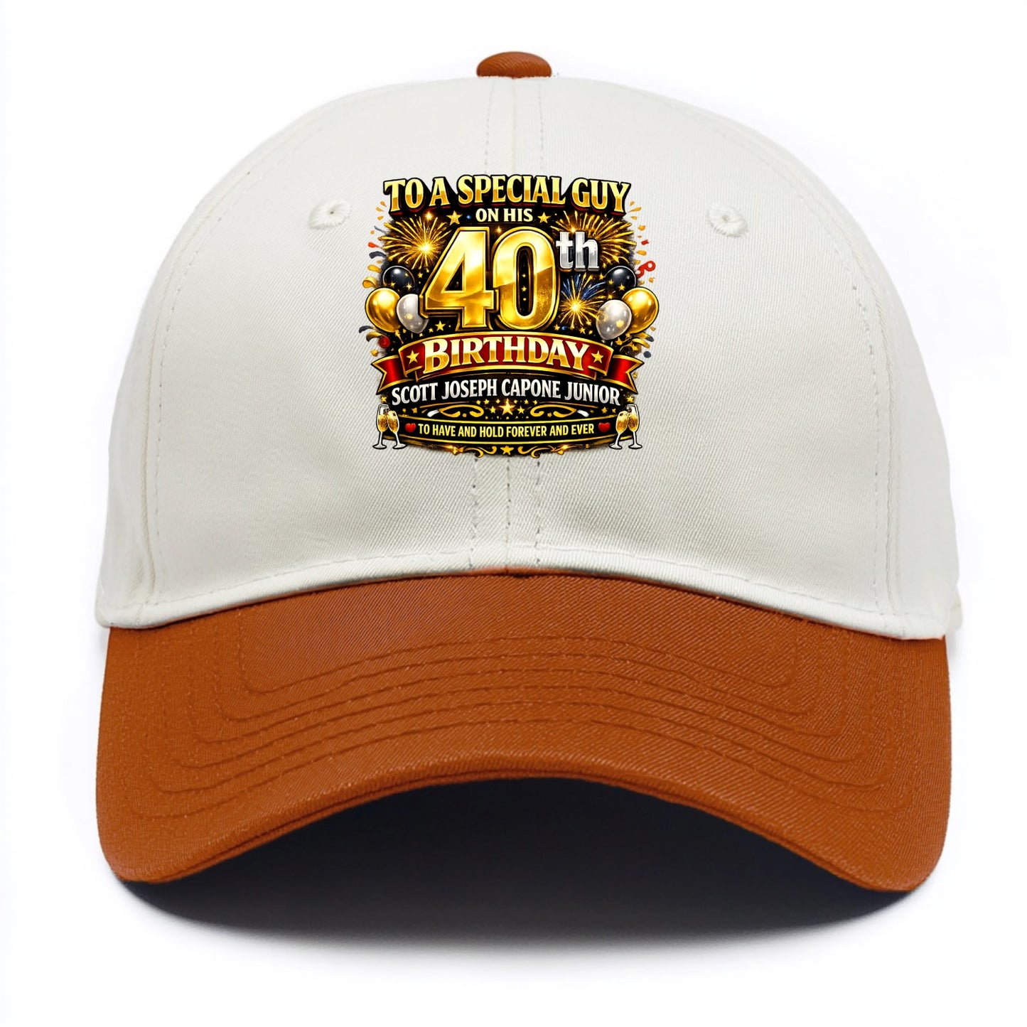 Special 40th Birthday - Two Tone Cap