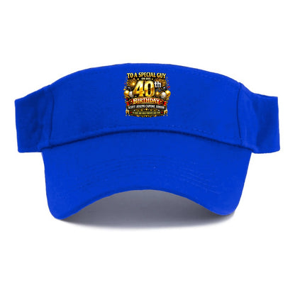 Special 40th Birthday - Visor