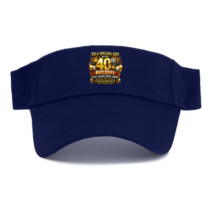 Special 40th Birthday - Visor