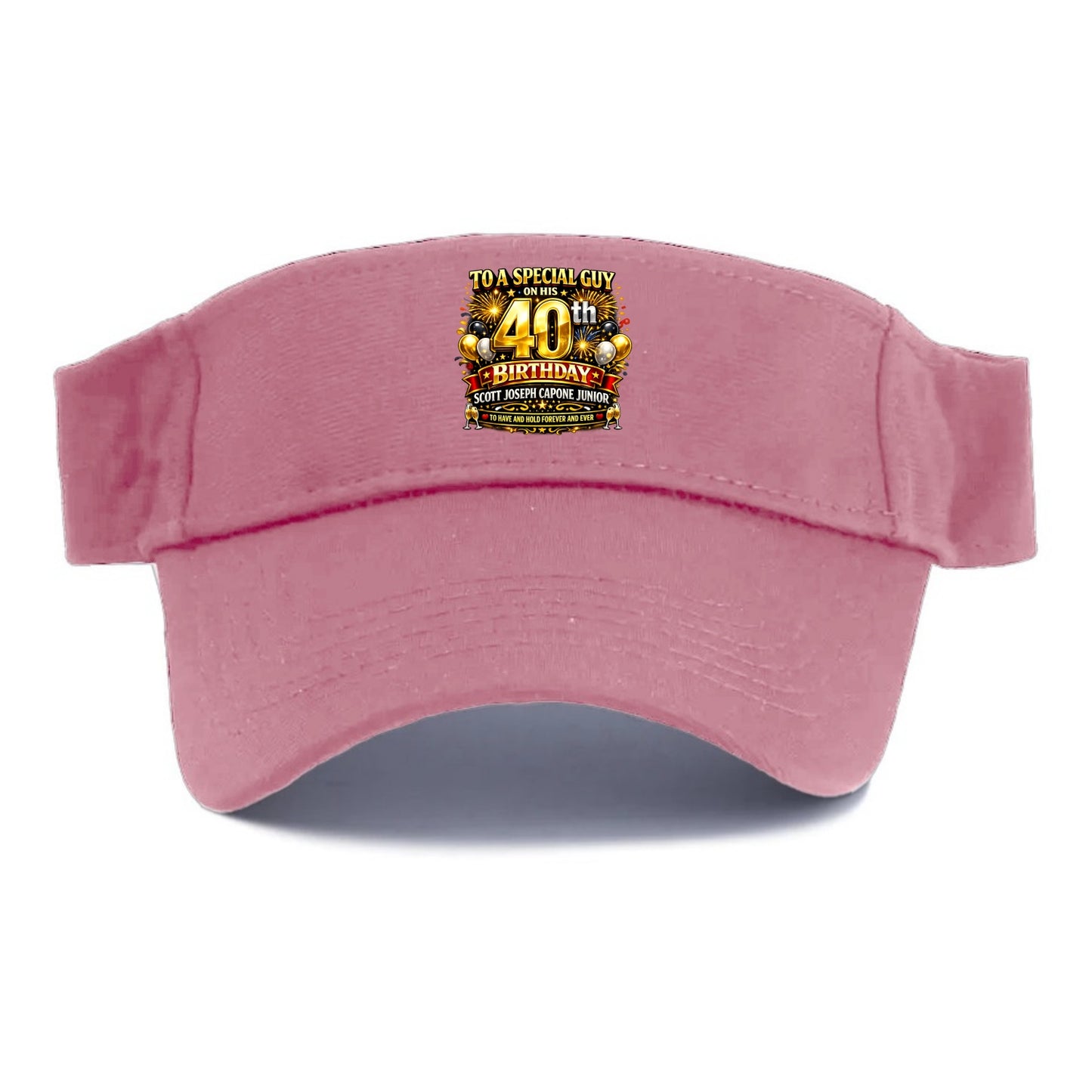 Special 40th Birthday - Visor