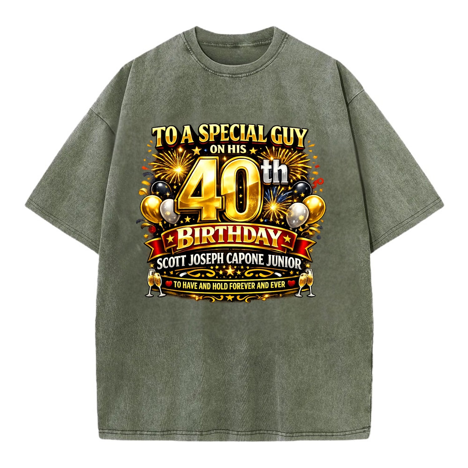 Special 40th Birthday - Vintage T-shirt