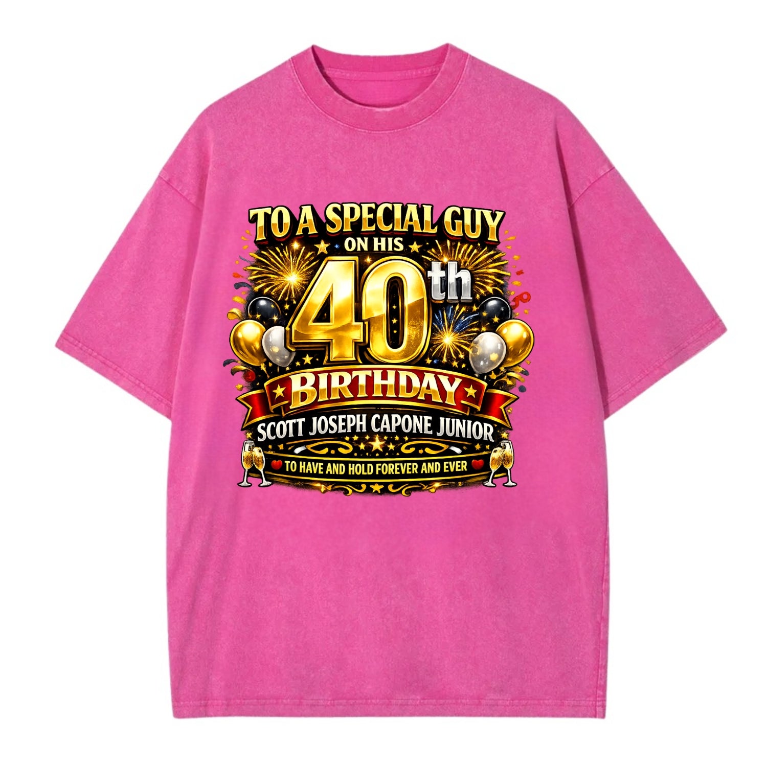 Special 40th Birthday - Vintage T-shirt