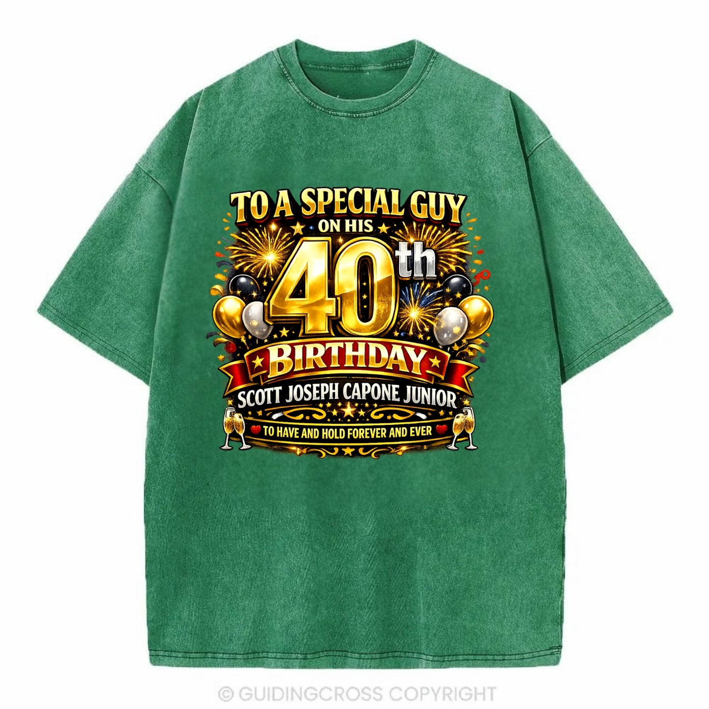Special 40th Birthday - Vintage T-shirt