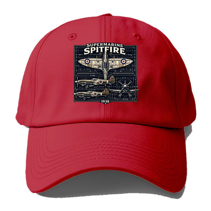 Spitfire Blueprint - Baseball Cap
