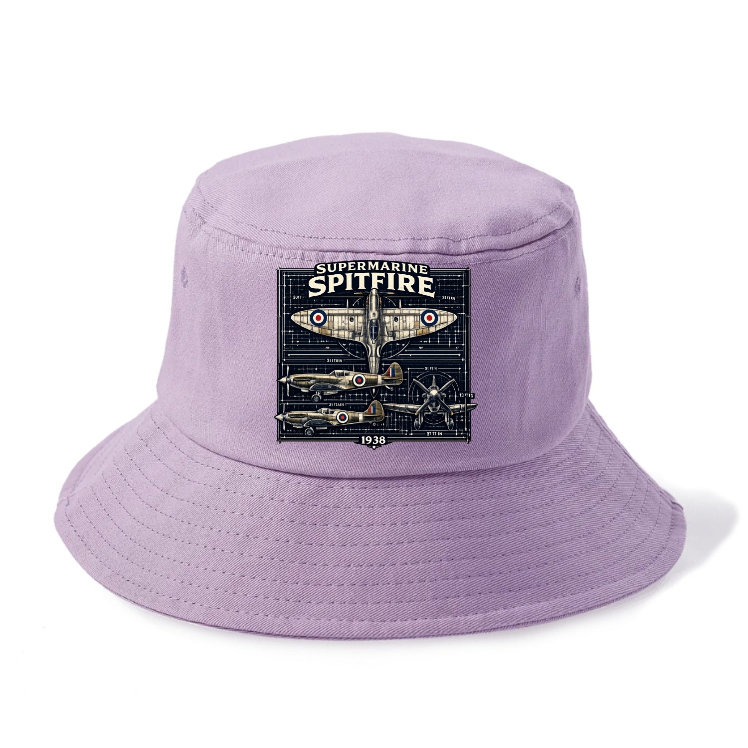 Spitfire Blueprint - Bucket Hat
