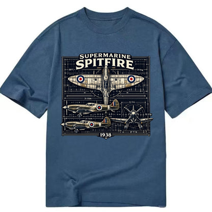 Spitfire Blueprint - Classic T-shirt