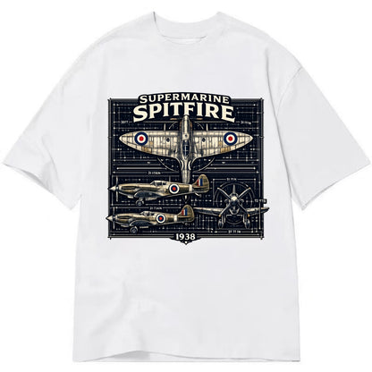 Spitfire Blueprint - Classic T-shirt