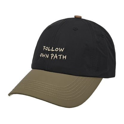 Stylish Colorblock Baseball Cap - Trendy Sun Protection