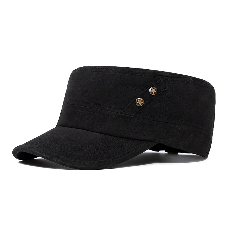 Stylish Cotton Baseball Cap with Star Design