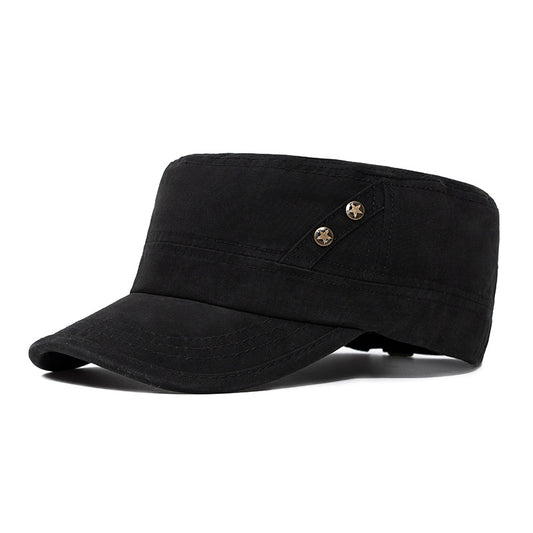 Stylish Cotton Baseball Cap with Star Design