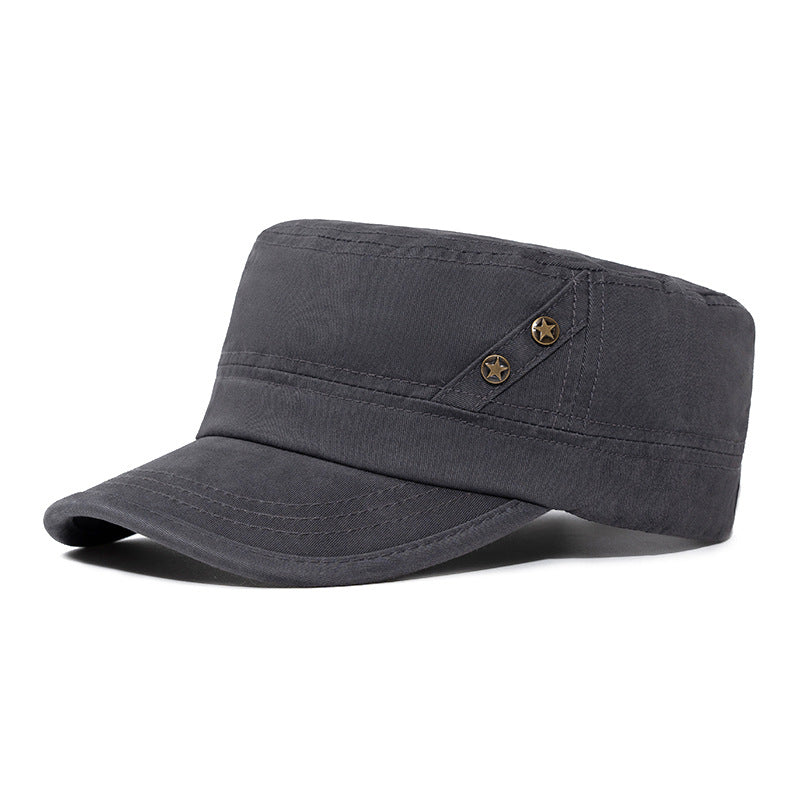 Stylish Cotton Baseball Cap with Star Design