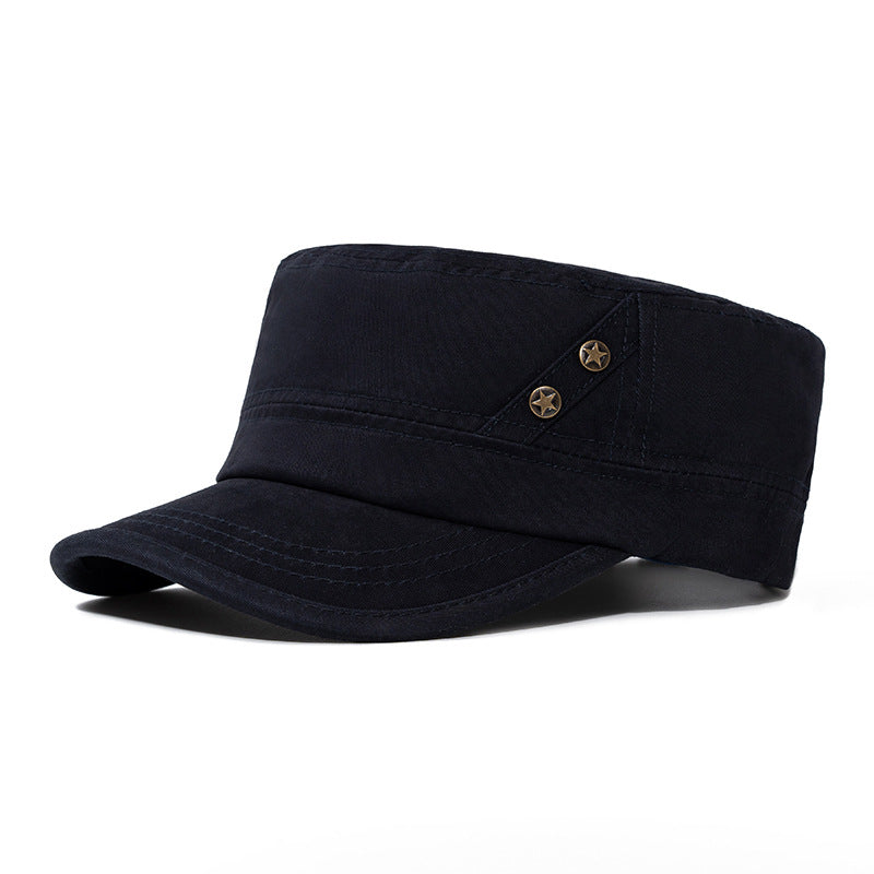 Stylish Cotton Baseball Cap with Star Design