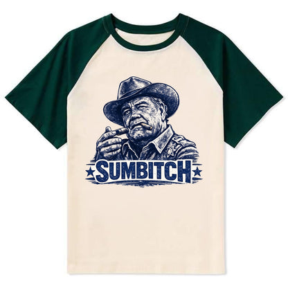 Sumbitch - Contrast Raglan T-shirt