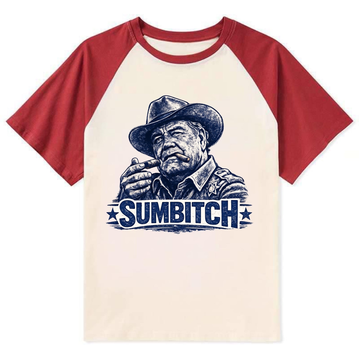 Sumbitch - Contrast Raglan T-shirt