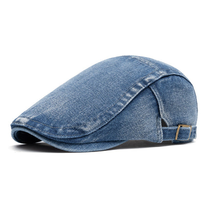 Stylish Denim Beret Hat for Men & Women