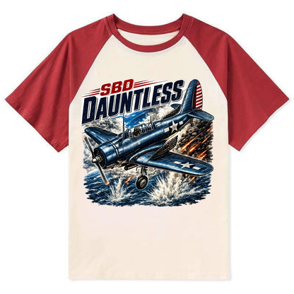 Sbd Dauntless - Contrast Raglan T-shirt
