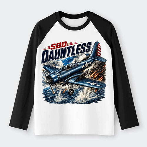 Sbd Dauntless - Raglan Long Sleeve T-Shirt