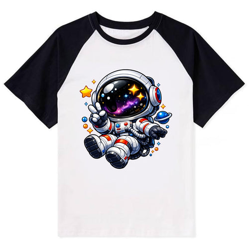 Space Explorer - Contrast Raglan T-shirt