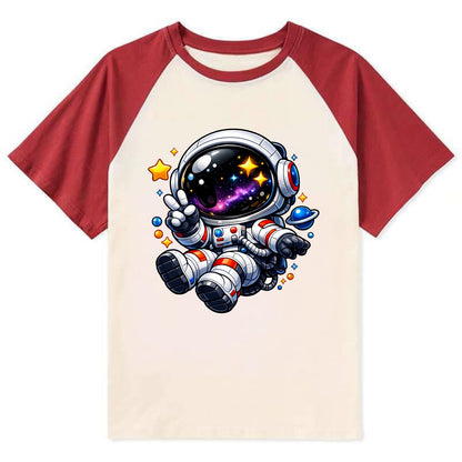 Space Explorer - Contrast Raglan T-shirt