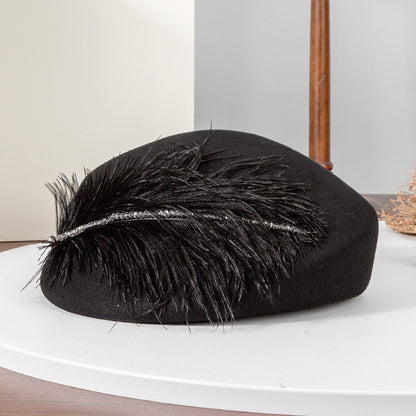 Stylish French Wool Beret Hat for Women