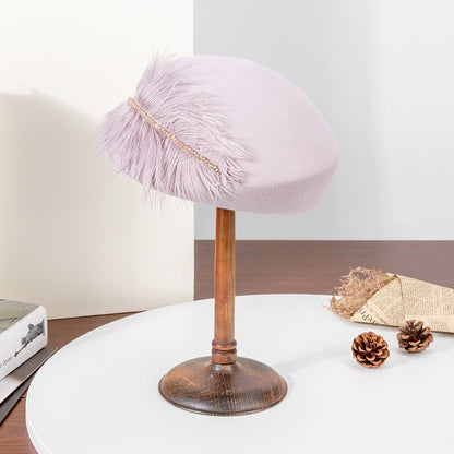 Stylish French Wool Beret Hat for Women