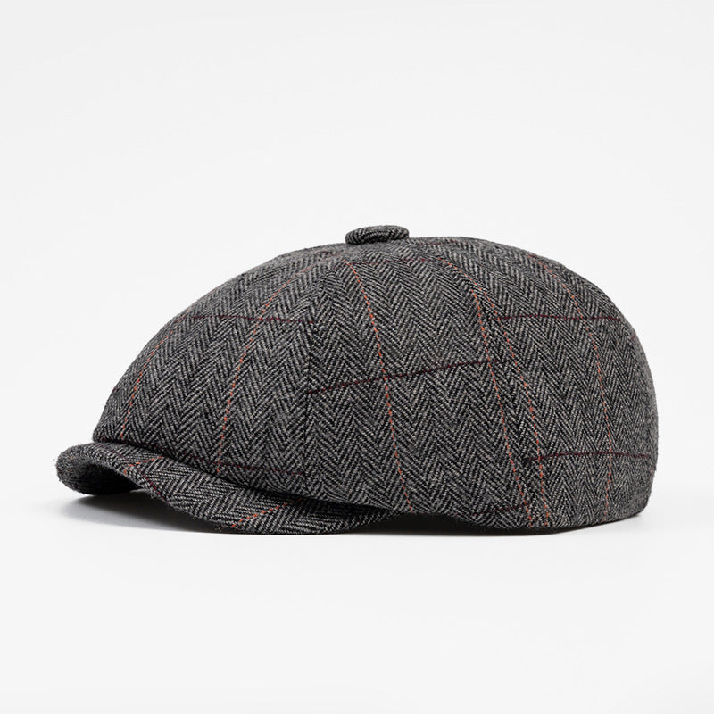 Stylish Men's Newsboy Cap - Trendy Fall/Winter Hat