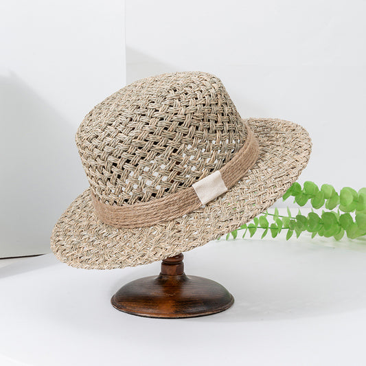 Stylish Outdoor Wide Brim Straw Hat for Women