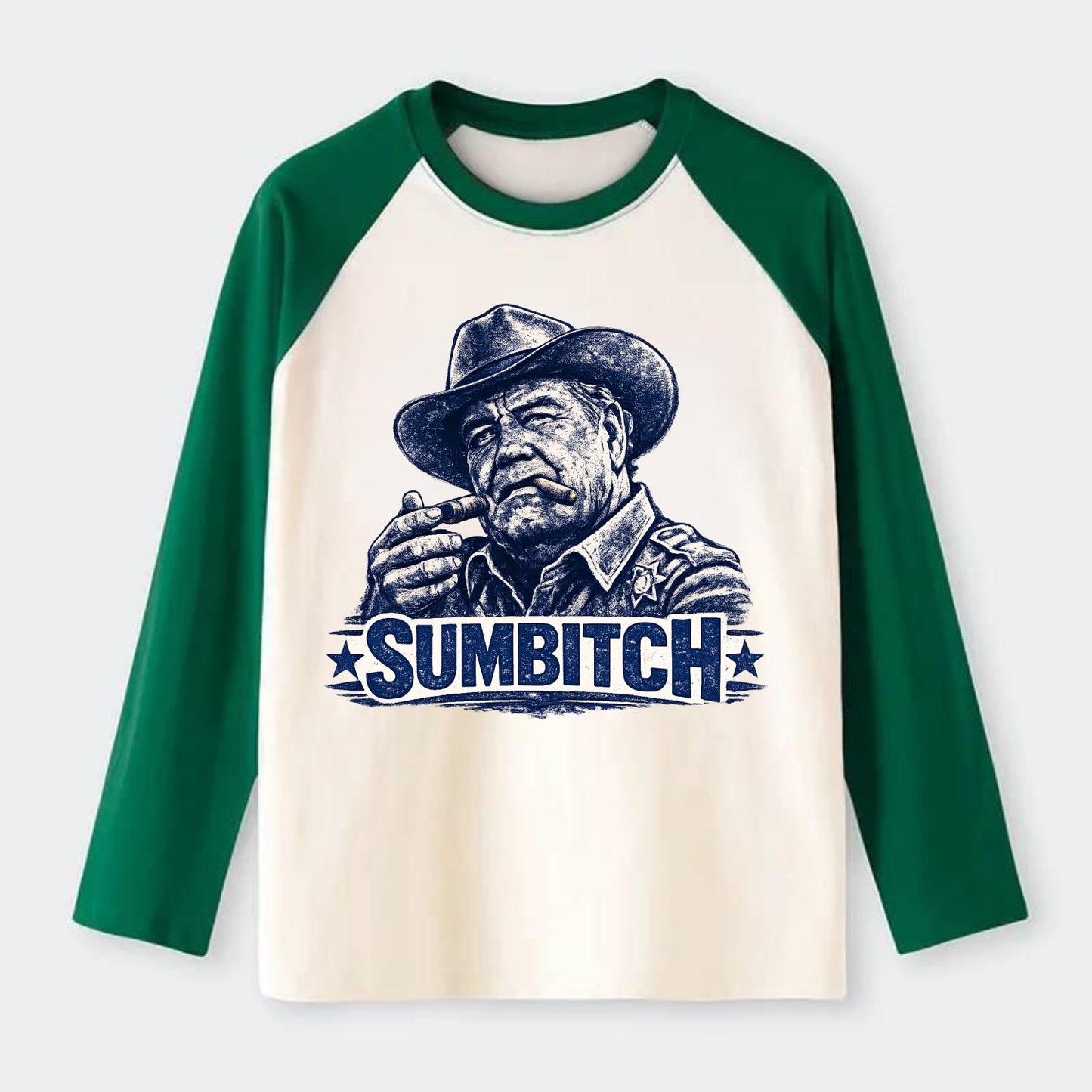 Sumbitch - Raglan Long Sleeve T-Shirt